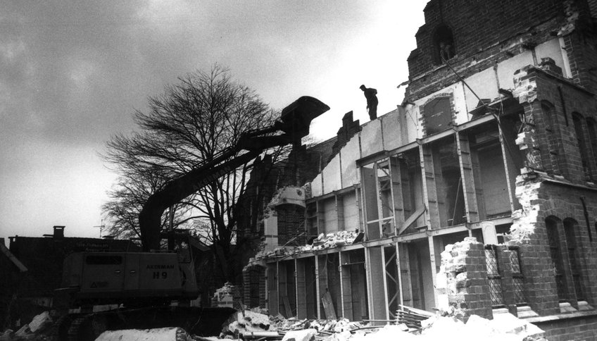 Verbouwing van het Drents Archief in 1979