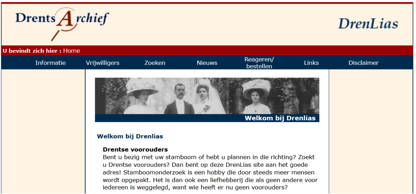 Drents Archief DrenLias