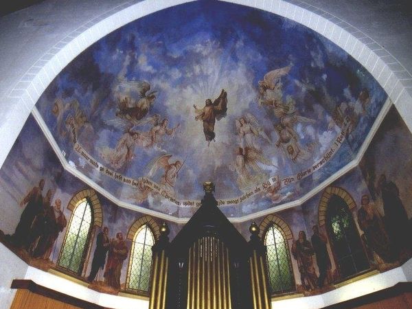 Plafond schildeirng hemelvaart