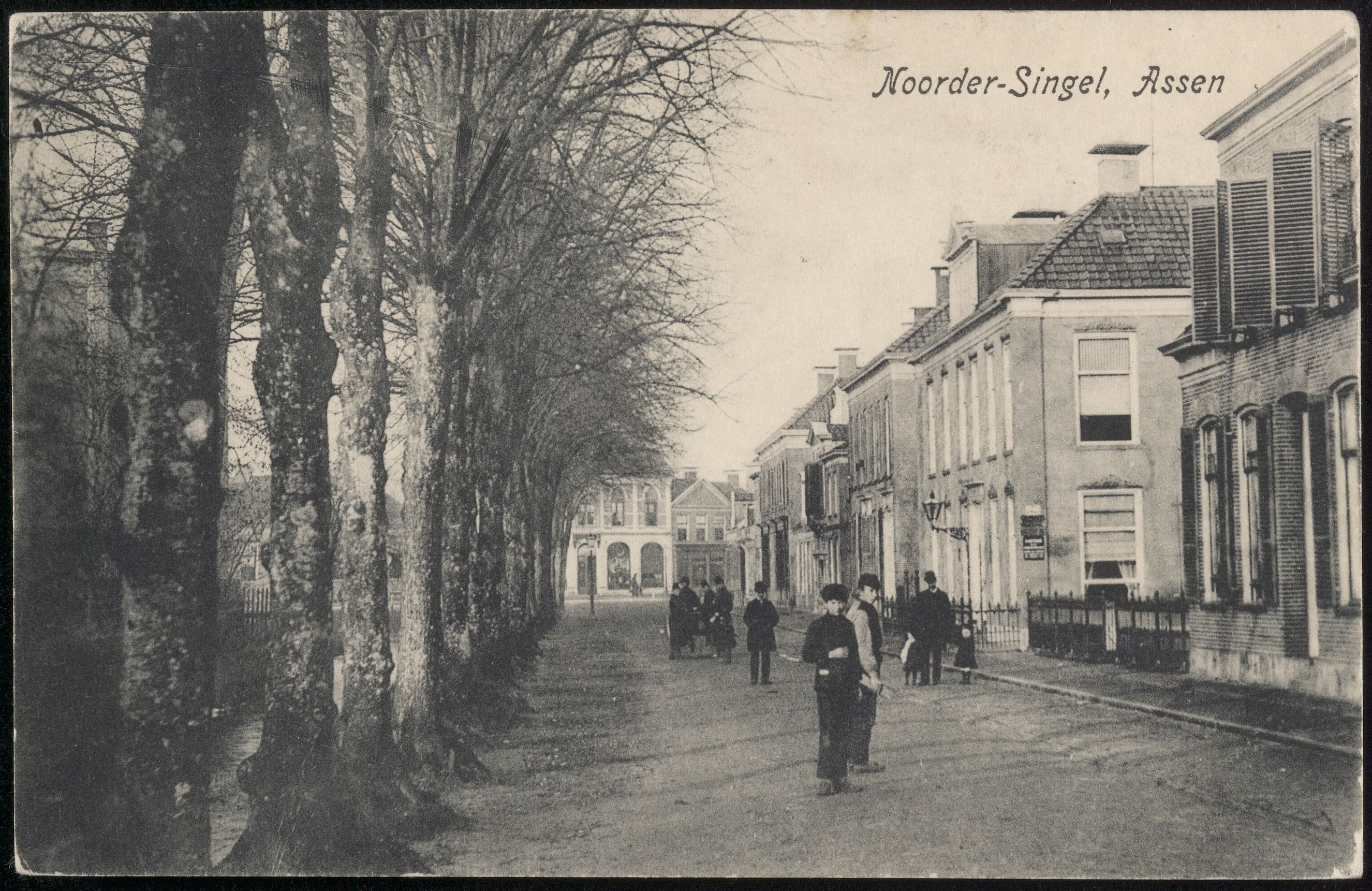 De Noordersingel rond 1900.